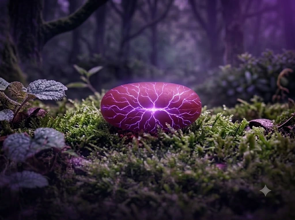 Kod Purpury — kapsułka w purpurowej poświacie